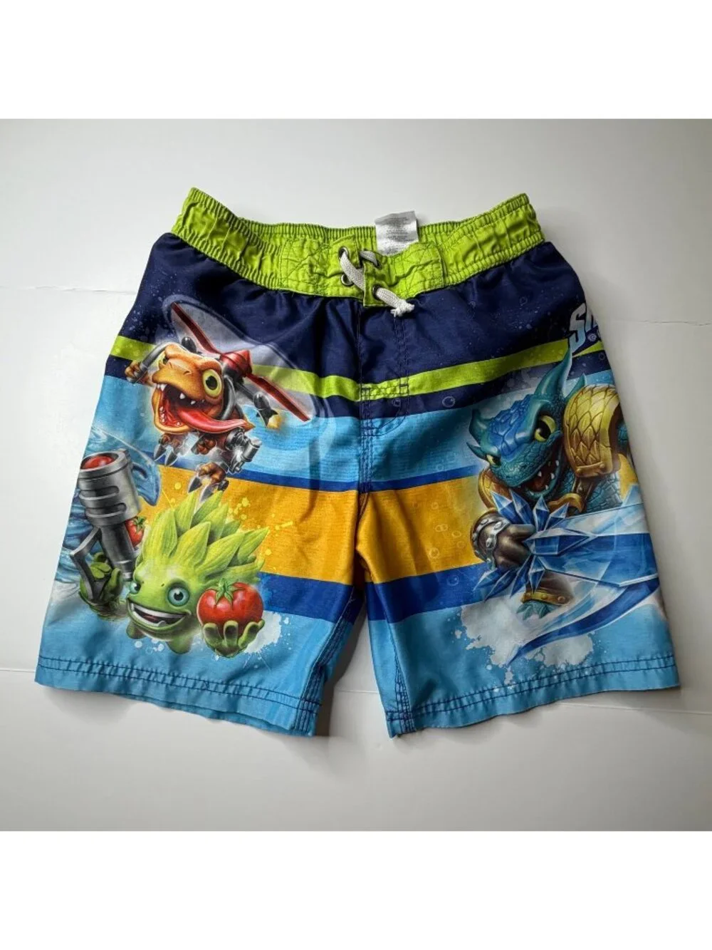 Skylanders Boys Swim Trunks Shorts Sz S 6/7
